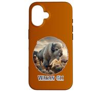 Il bufalo bianco della profezia della nazione Lakota è Wakan Gli Custodia per iPhone 16