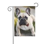 Il Bulldog francese YYHWHJDE Immagine dimensione precisa di questa bandiera da giardino è 30,5 x 45,7 cm, che è un rapporto dorato accuratamente progettato. Si adatta perfettamente alla stragrande