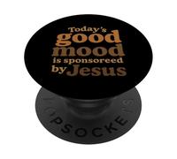 Il buon umore di oggi promosso da Gesù Christian Faith PopSockets PopGrip Adesivo