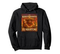 Il Burrito Bandito El Squatcho Eccentrico Bigfoot Style Felpa con Cappuccio