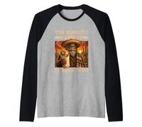 Il Burrito Bandito El Squatcho - Sasquatch Bigfoot Humor Maglia con Maniche Raglan