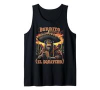 Il Burrito Bandito El Squatcho Sombrero Arte Divertente Canotta