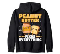 Il Burro di Arachidi risolve Tutto ciò Che AMA Il Burro di Arachidi Felpa con Cappuccio