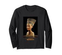 Il Busto di Nefertiti dal Museo Egizio di Berlino Maglia a Manica