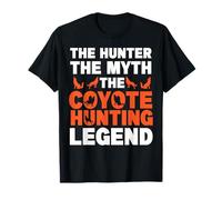 Il Cacciatore Il Mito La Leggenda della Caccia al Coyote Yote Hunter Maglietta