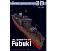 Il cacciatorpediniere giapponese Fubuki - Kagero Super disegni in 3D