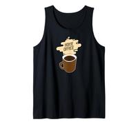 Il caffè dell'ufficio a casa Lavora dalle battute Canotta