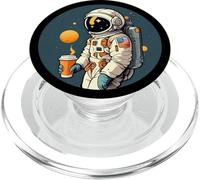 Il caffè è FUORI DA QUESTO UNIVERSO astronauta spaziale pianeti UFO PopSockets PopGrip per MagSafe