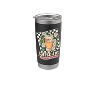 Il caffè è il mio analista di comportamento di rinforzo preferito ABA Bicchiere termico in acciaio inox doppia parete