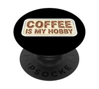 Il caffè è il mio hobby amante appassionato citazione Coffee PopSockets PopGrip Adesivo