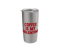 Il caffè è il mio Valentine Love Cafe Americano Dark Roast Heart Bicchiere termico in acciaio inox doppia parete