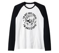 Il caffè Mi Fa Andare avanti Fino all'ora del Vino Maglia con Maniche Raglan