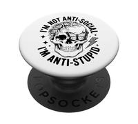 Il caffè mi fa andare avanti fino all'ora del vino PopSockets PopGrip Adesivo