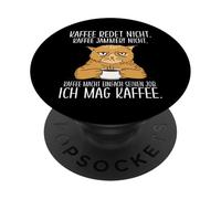 Il caffè non parla Il caffè non si lamenta Mi piace il caffè PopSockets PopGrip Adesivo