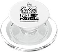 Il caffè rende tutto possibile - Divertente PopSockets PopGrip per MagSafe