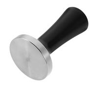 Il caffè schiacciante, Tamper for caffè, strumento manuale for pigiatura a base piatta in acciaio inossidabile da 58 mm, nero, for casa e bar