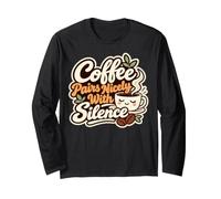 Il caffè Si accoppia Bene con Il caffè introverso del Silenzio Maglia a Manica