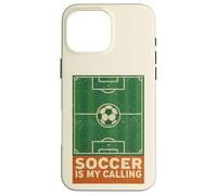 Il calcio è la mia dichiarazione minima sul campo da calcio e sulla palla Custodia per iPhone 16 Pro Max