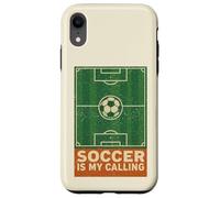 Il calcio è la mia dichiarazione minima sul campo da calcio e sulla palla Custodia per iPhone XR