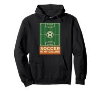 Il Calcio è la mia Dichiarazione Minima sul Campo da Calcio e sulla Palla Felpa con Cappuccio