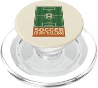 Il calcio è la mia dichiarazione minima sul campo da calcio e sulla palla PopSockets PopGrip per MagSafe