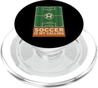 Il calcio è la mia dichiarazione minima sul campo da calcio e sulla palla PopSockets PopGrip per MagSafe