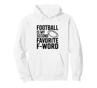 Il Calcio è la mia seconda Parola F Preferita Felpa con Cappuccio