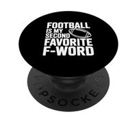 Il calcio è la mia seconda parola F preferita PopSockets PopGrip Adesivo