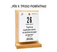 Il calendario DEL TIFOSO FIORENTINO 2026| Un anno di Emozioni Ricordi e Aneddoti | Con Sostegno in Legno | In Confezione Regalo | cm 10x14 | Made in Italy