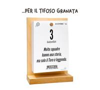 Il calendario DEL TIFOSO GRANATA 2026| Un anno di Emozioni Ricordi e Aneddoti | Con Sostegno in Legno | In Confezione Regalo | cm 10x14 | Made in Italy