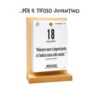 Il calendario DEL TIFOSO JUVENTINO 2026| Un anno di Emozioni Ricordi e Aneddoti | Con Sostegno in Legno | In Confezione Regalo | cm 10x14 | Made in Italy
