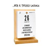 Il calendario DEL TIFOSO LAZIALE 2026| Un anno di Emozioni Ricordi e Aneddoti | Con Sostegno in Legno | In Confezione Regalo | cm 10x14 | Made in Italy