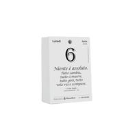 Il Calendario Filosofico 2026, Ricambio Formato A6 da 10x14 cm, Il Primo e L'Originale Calendario da Tavolo con 365 Giorni di Frasi Filosofiche, Leggi Ogni Giorno Una Frase, Ideato e Creato a Bologna