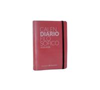 Il Calendario Filosofico Diario Agenda, Diario Scolastico o Universitario 2026, Agenda 17 mesi, Formato 12x17 cm, Con le Frasi, Pratico Elastico di Chiusura, Colore Corallo