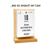 Il Calendario Top BAU BAU per gli Amanti dei Cani 2026 | Un anno di Emozioni Ricordi e Aneddoti | Con Sostegno in Legno | In Confezione Regalo | cm 10x14 | Made in Italy