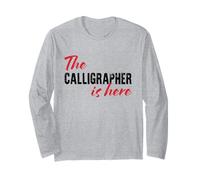 Il Calligrafo è Qui - Divertente Maglia a Manica