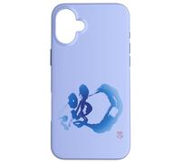 Il calligrafo Mika Okamoto Kanji 82 波 : onda Custodia per iPhone 16 Plus