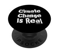 Il cambiamento climatico è una vera consapevolezza - Dichiarazione Eco Warrior PopSockets PopGrip Adesivo