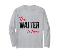 Il Cameriere è Qui - Divertente Maglia a Manica