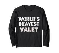 Il Cameriere più Bravo del Mondo Funny Valet Maglia a Manica