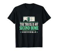Il Camion è la mia seconda casa Groundman Service Truck Lineman Maglietta
