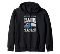 Il Camion Mi Chiama E Io Devo Andare Regalo Per Camionista Felpa con Cappuccio