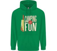 Il Campeggio È Divertente Divertente Ombra Halloween Felpa Per Bambini