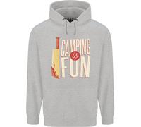 Il Campeggio È Divertente Divertente Ombra Halloween Felpa Per Bambini