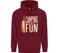 Il Campeggio È Divertente Divertente Ombra Halloween Felpa Per Bambini