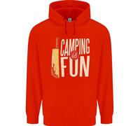 Il Campeggio È Divertente Divertente Ombra Halloween Felpa Per Bambini