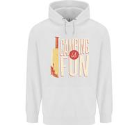 Il Campeggio È Divertente Divertente Ombra Halloween Felpa Per Bambini