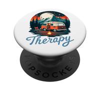 Il campeggio è la mia terapia PopSockets PopGrip Adesivo