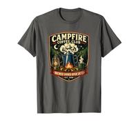 Il Campfire Coffee Club è Stato preparato a Cielo Aperto, Arte invecchiata Maglietta