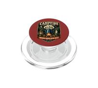 Il Campfire Coffee Club è stato preparato a cielo aperto, arte invecchiata PopSockets PopGrip per MagSafe